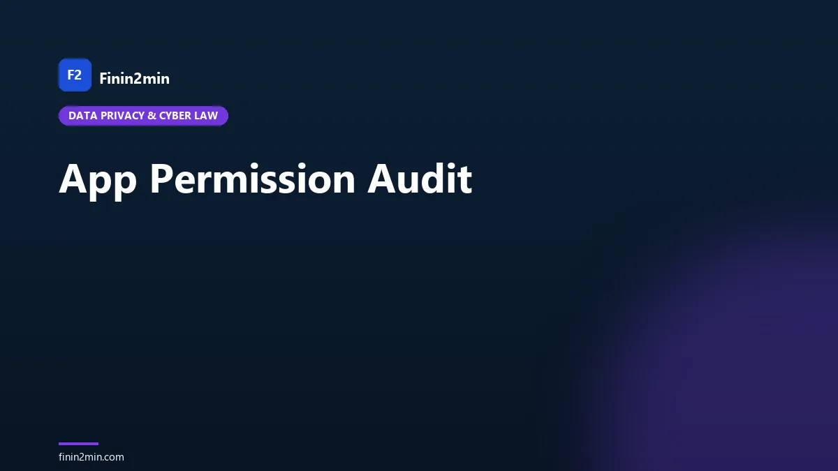 App Permission Audit