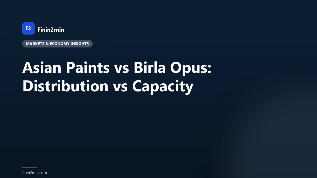 Asian Paints vs Birla Opus: Distribution vs Capacity