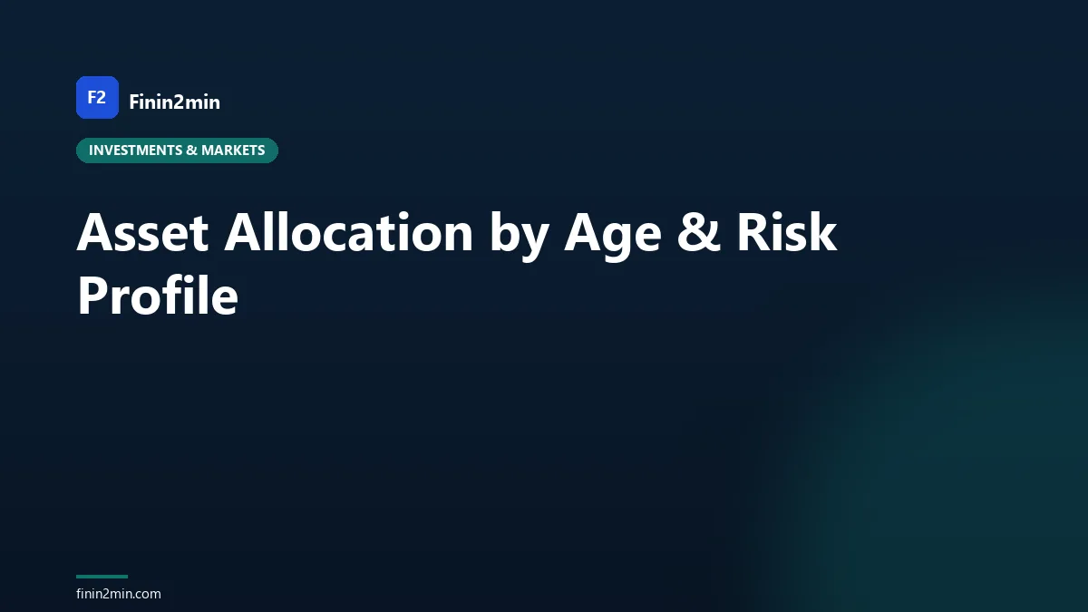 Asset Allocation by Age & Risk Profile