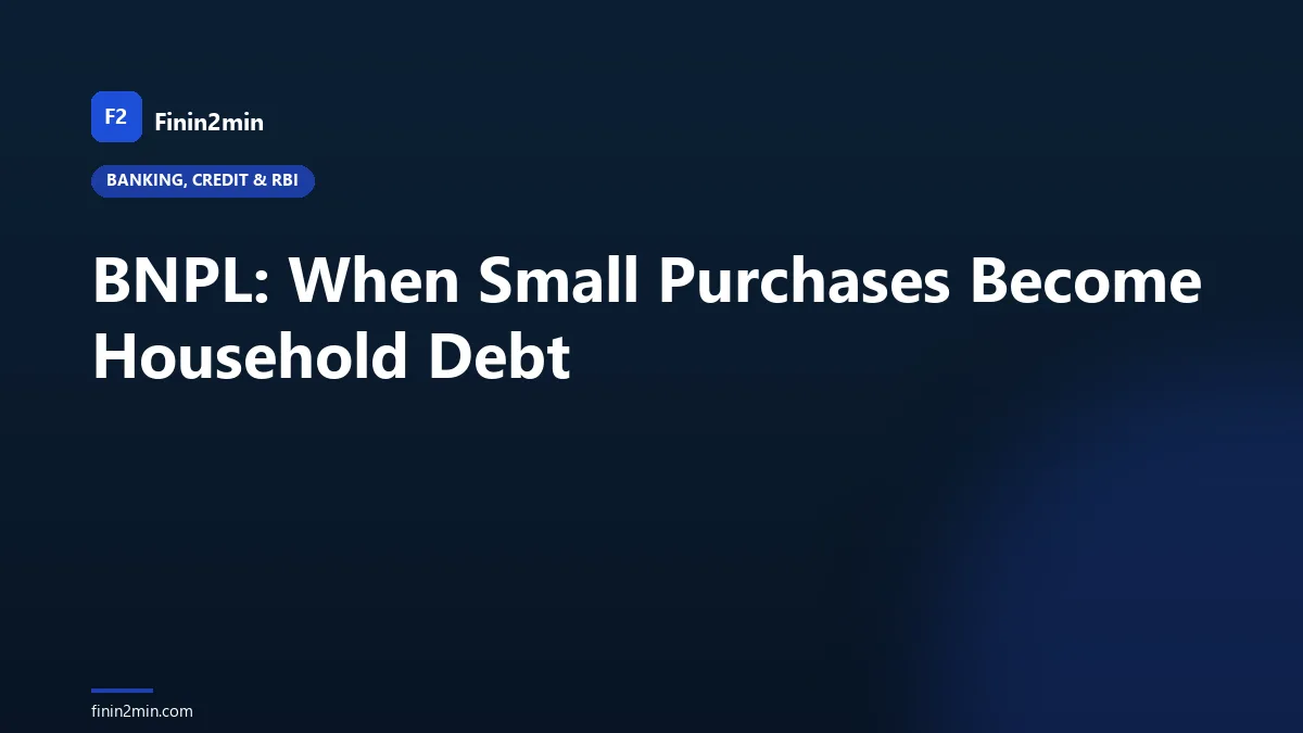 BNPL: When Small Purchases Become Household Debt