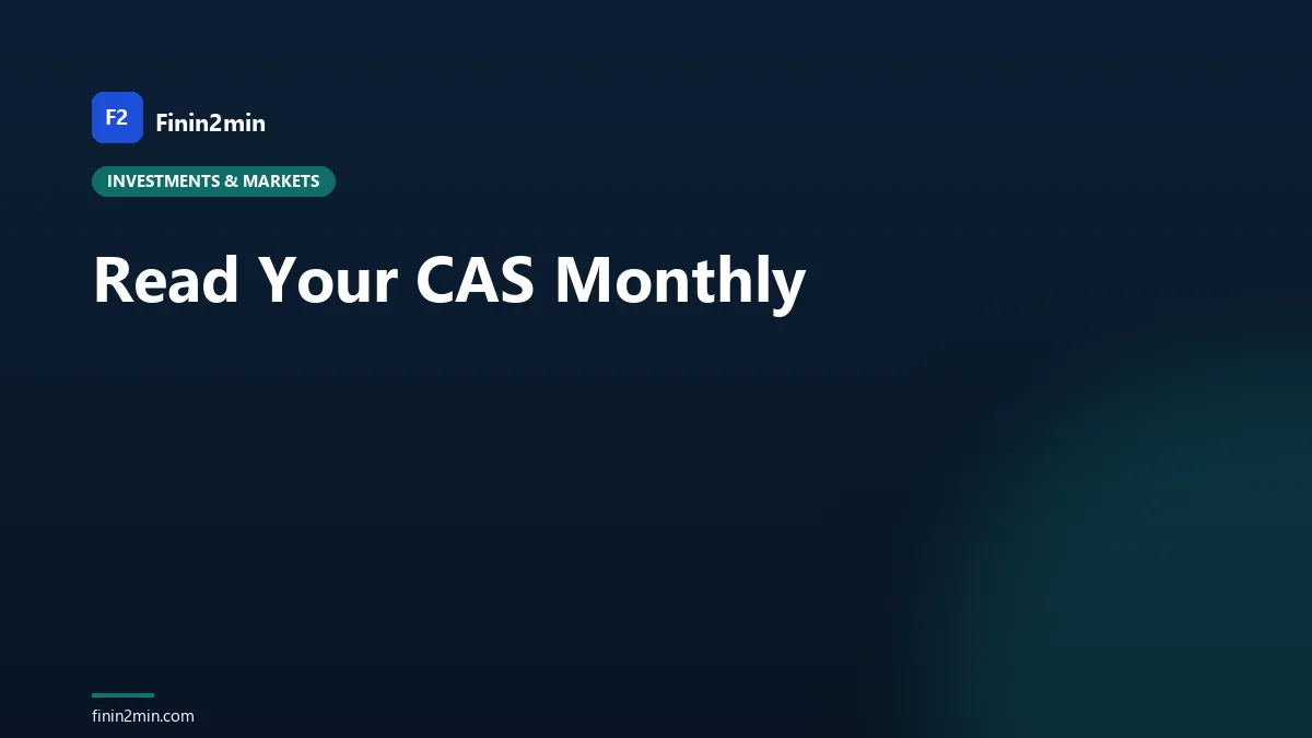Read Your CAS Monthly