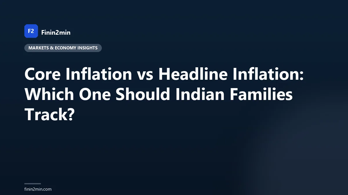 Core Inflation vs Headline Inflation: Which One Should Indian Families Track?