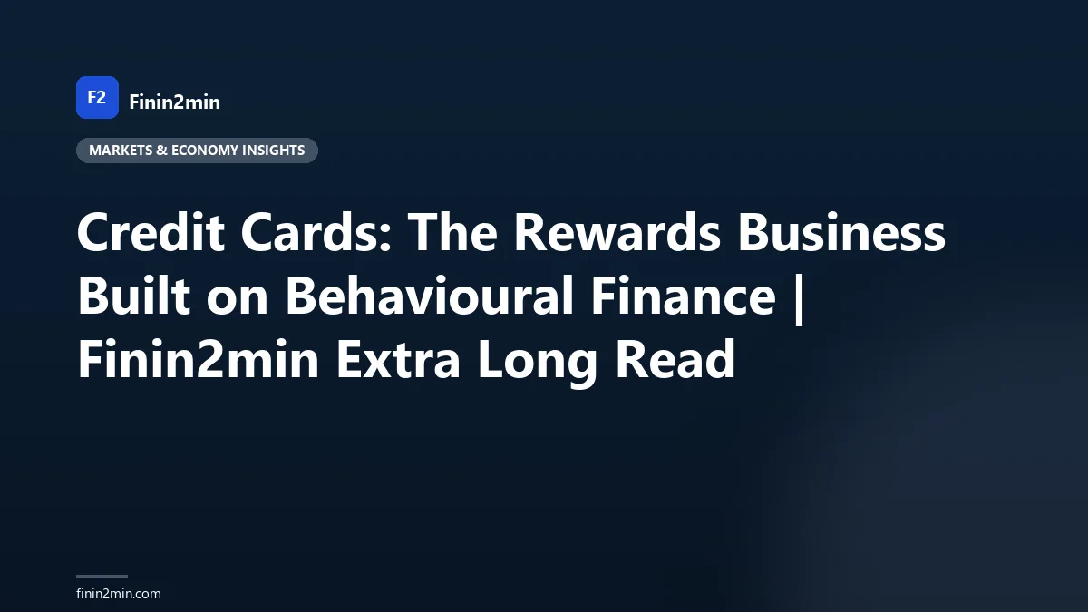 Credit Cards: The Rewards Business Built on Behavioural Finance | Finin2min Extra Long Read