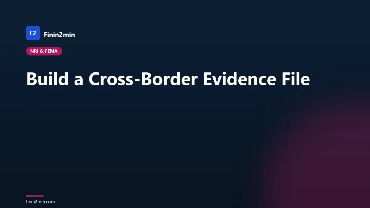 Build a Cross-Border Evidence File