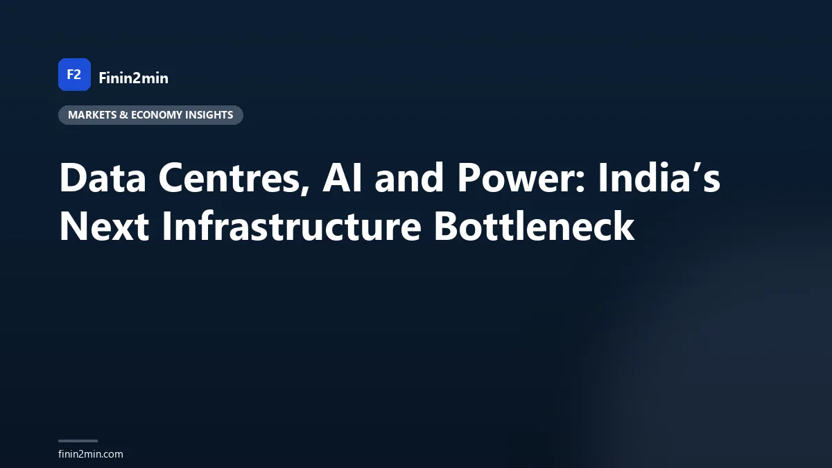 Data Centres, AI and Power: India’s Next Infrastructure Bottleneck