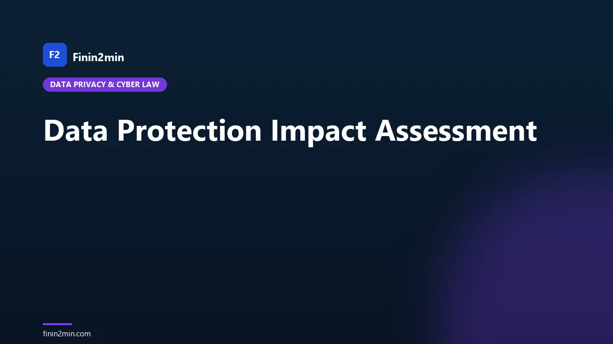 Data Protection Impact Assessment