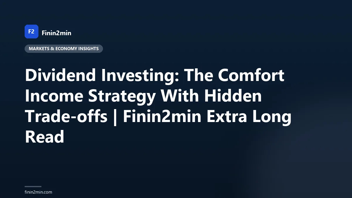 Dividend Investing: The Comfort Income Strategy With Hidden Trade-offs | Finin2min Extra Long Read