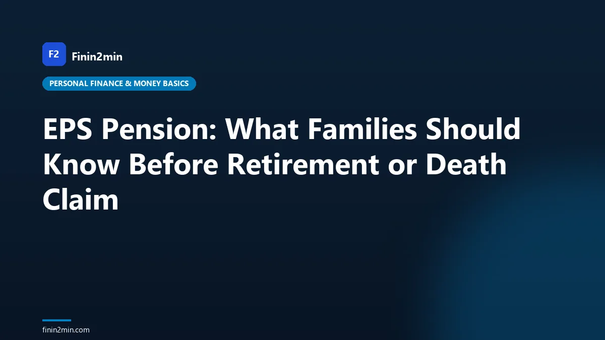 EPS Pension: What Families Should Know Before Retirement or Death Claim