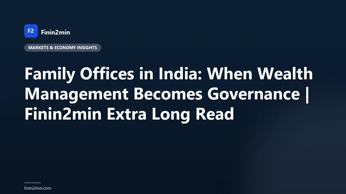 Family Offices in India: When Wealth Management Becomes Governance | Finin2min Extra Long Read