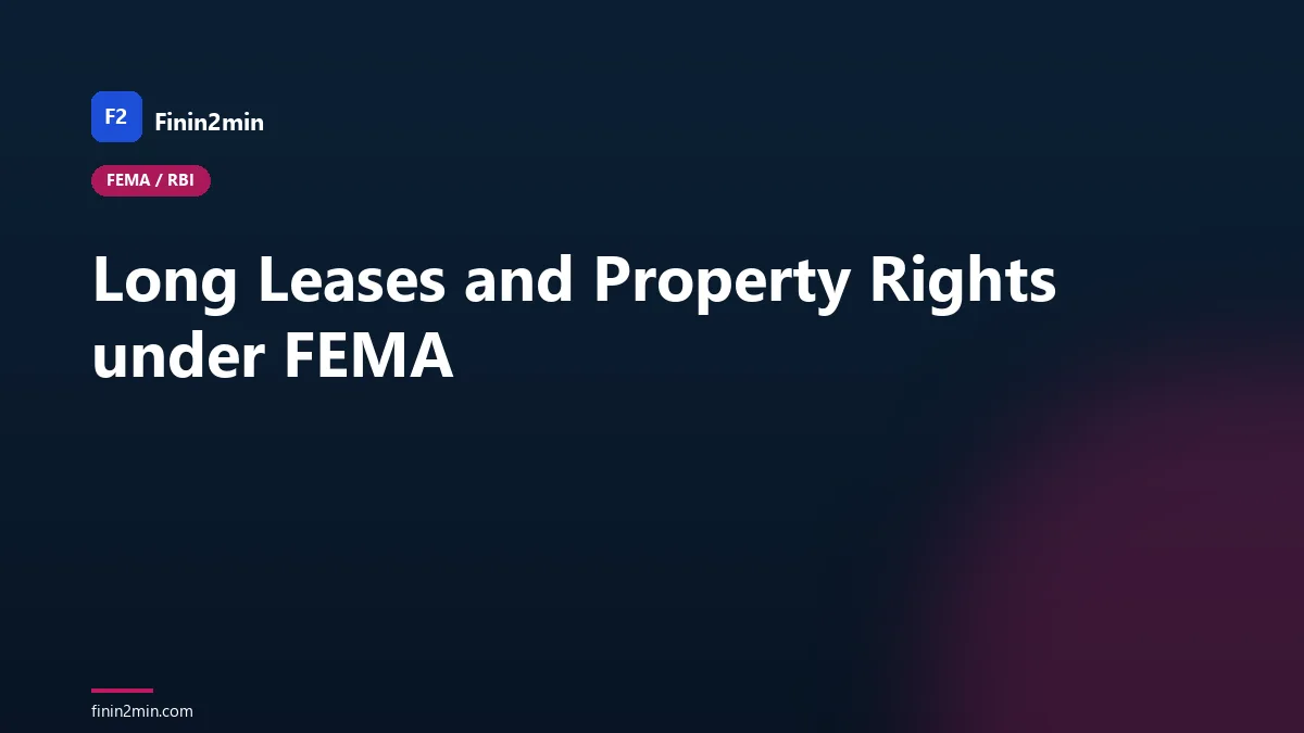 Long Leases and Property Rights under FEMA