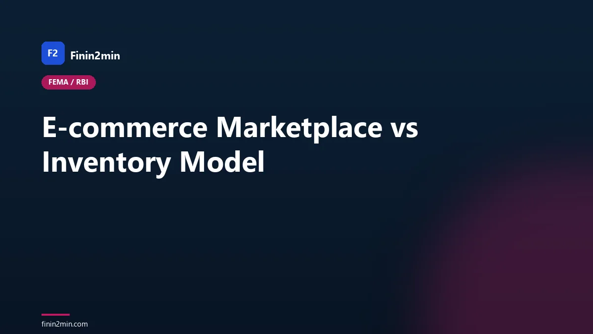 E-commerce Marketplace vs Inventory Model