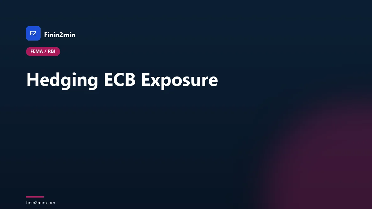 Hedging ECB Exposure