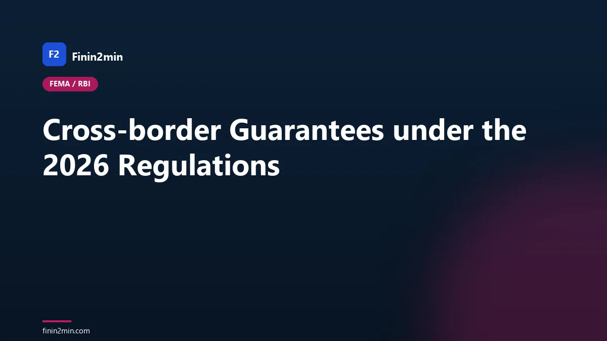 Cross-border Guarantees under the 2026 Regulations