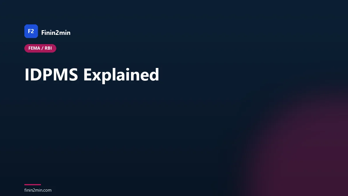 IDPMS Explained