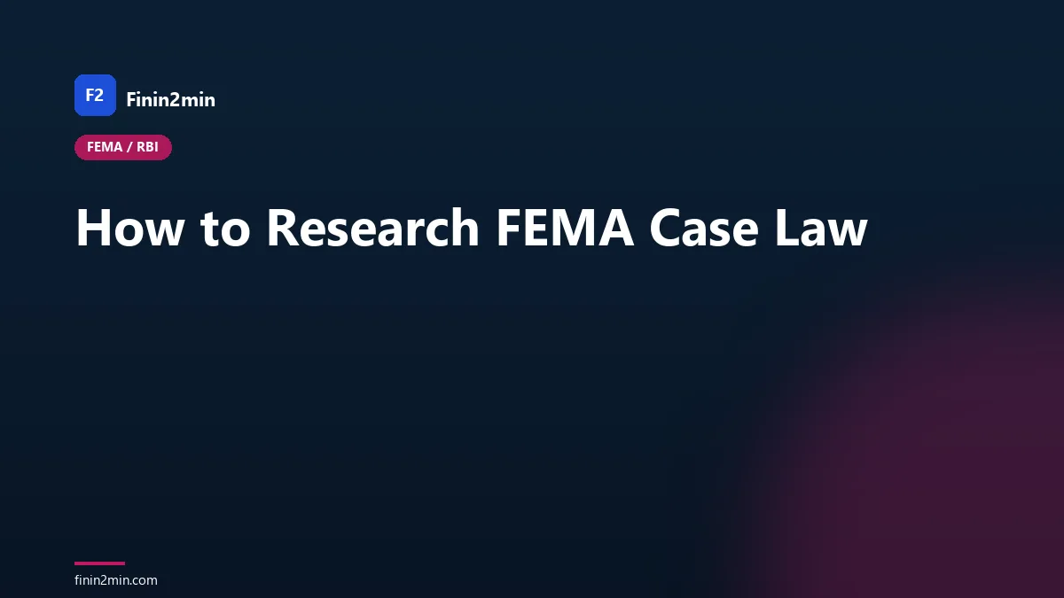 How to Research FEMA Case Law