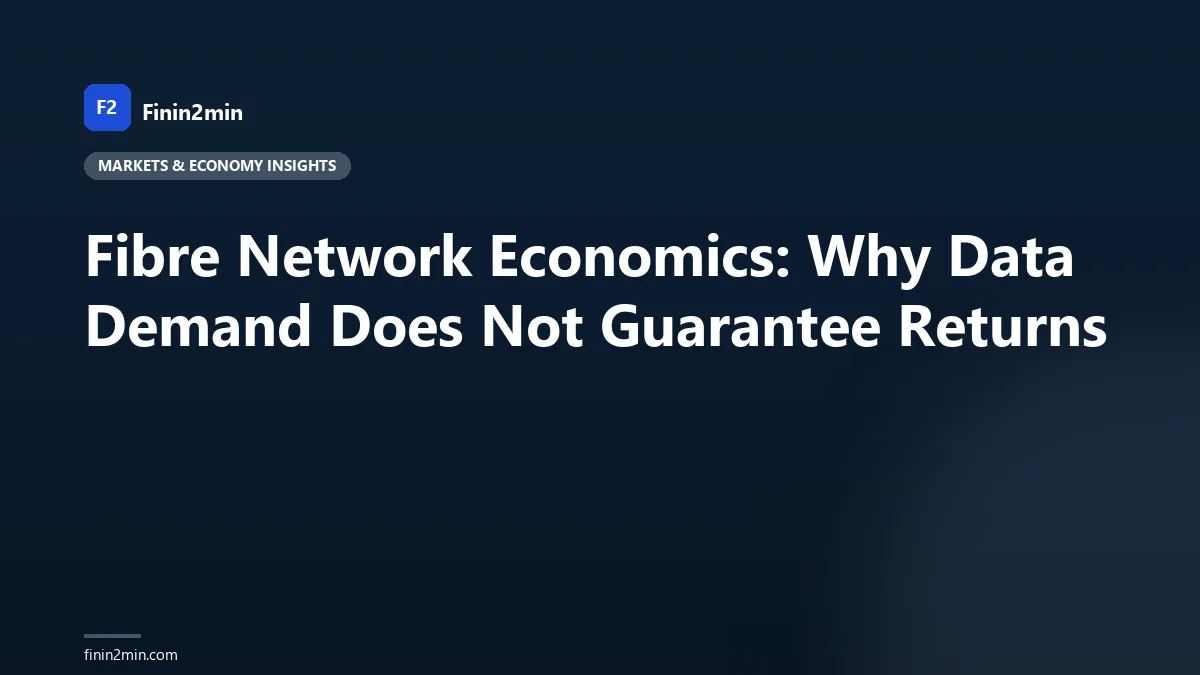 Fibre Network Economics: Why Data Demand Does Not Guarantee Returns
