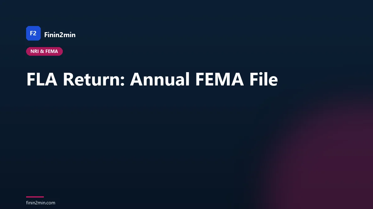 FLA Return: Annual FEMA File