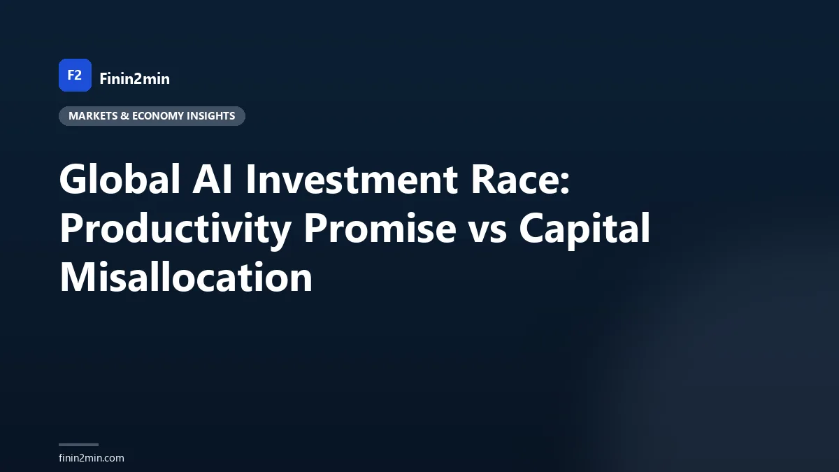 Global AI Investment Race: Productivity Promise vs Capital Misallocation