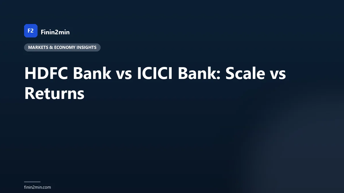 HDFC Bank vs ICICI Bank: Scale vs Returns