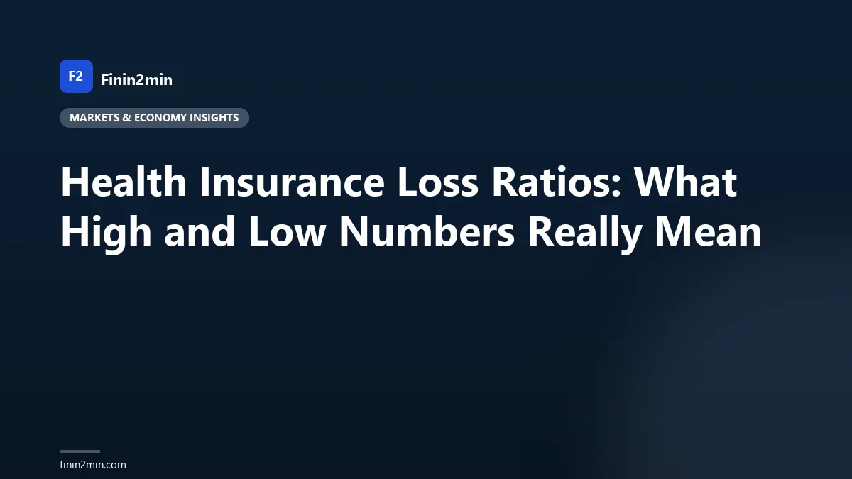Health Insurance Loss Ratios: What High and Low Numbers Really Mean