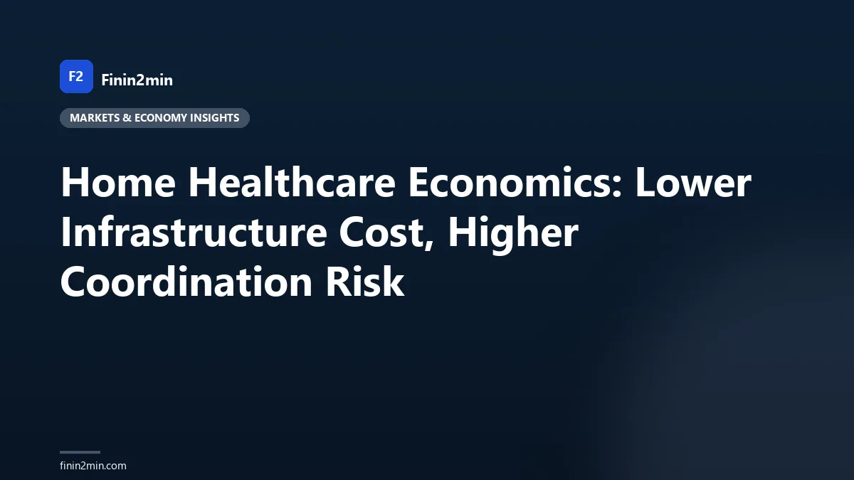 Home Healthcare Economics: Lower Infrastructure Cost, Higher Coordination Risk