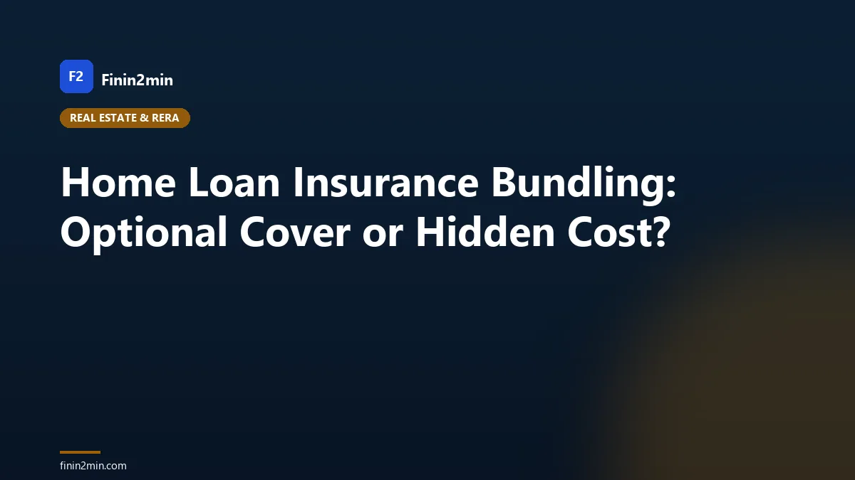 Home Loan Insurance Bundling: Optional Cover or Hidden Cost?