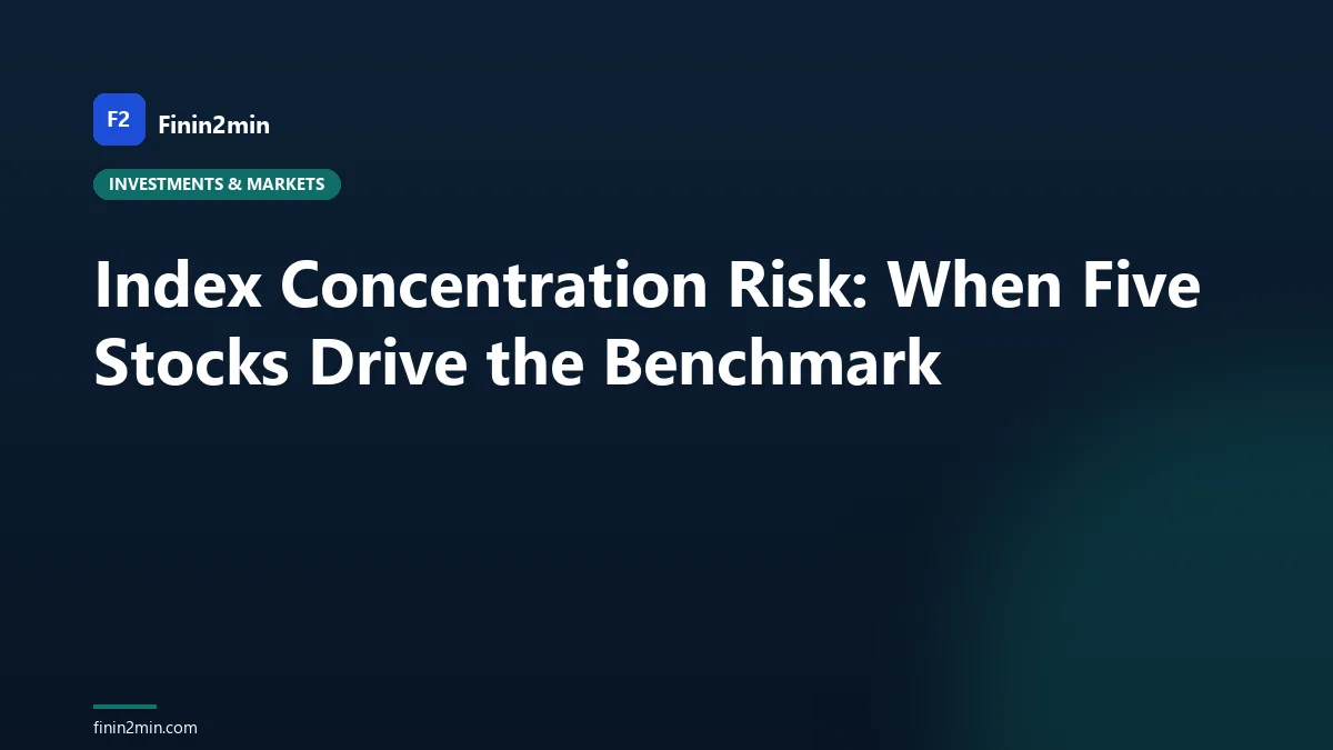 Index Concentration Risk: When Five Stocks Drive the Benchmark
