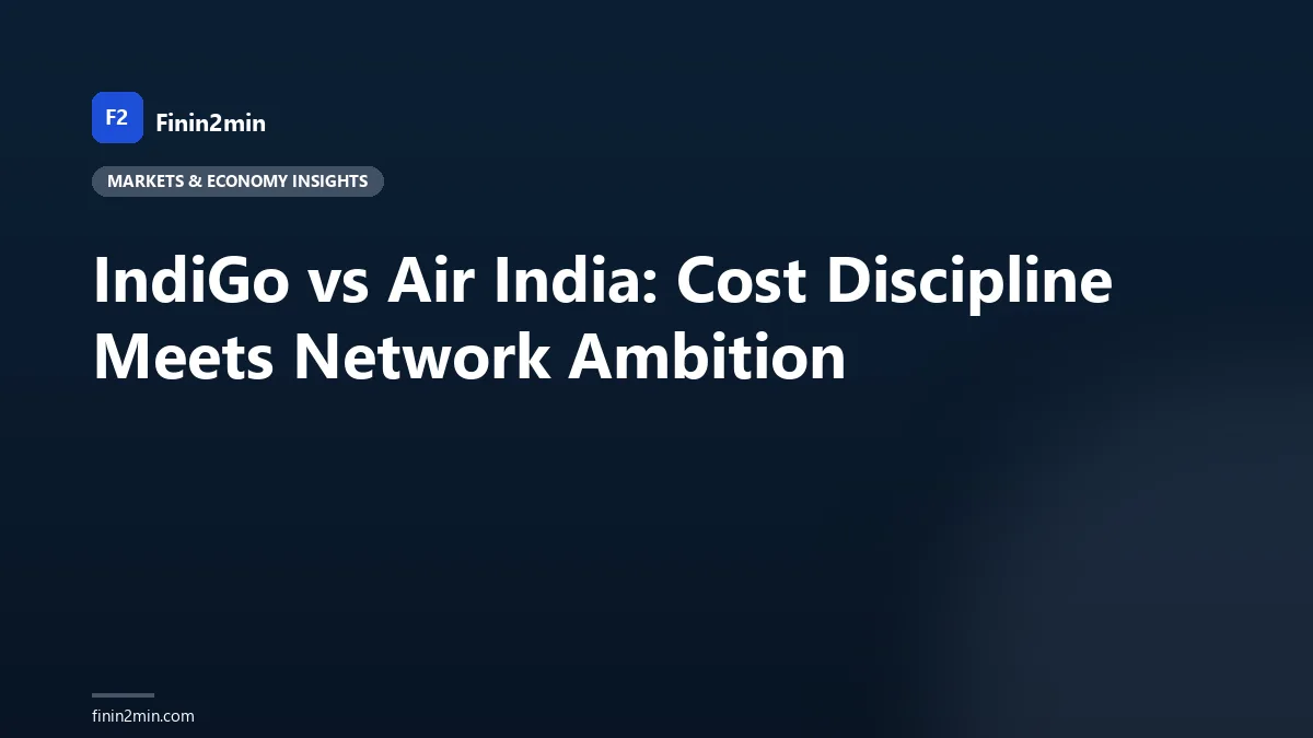 IndiGo vs Air India: Cost Discipline Meets Network Ambition