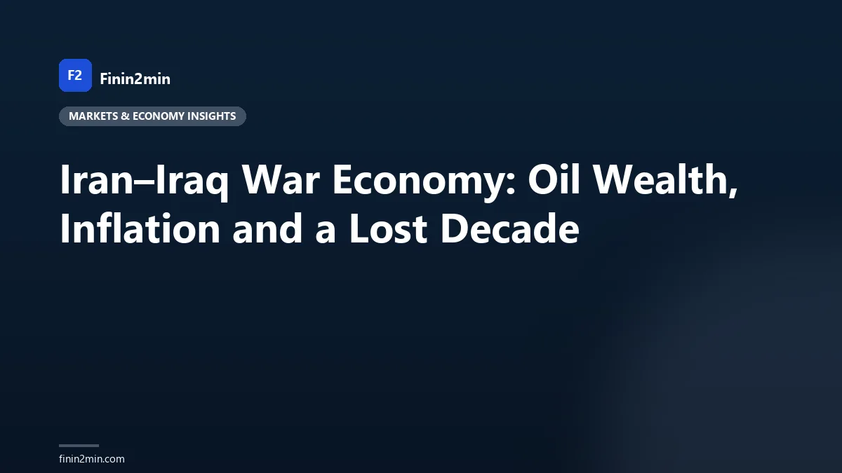 Iran–Iraq War Economy: Oil Wealth, Inflation and a Lost Decade