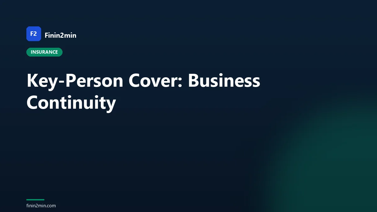 Key-Person Cover: Business Continuity