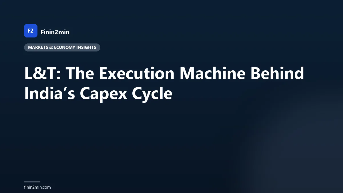 L&amp;T: The Execution Machine Behind India’s Capex Cycle