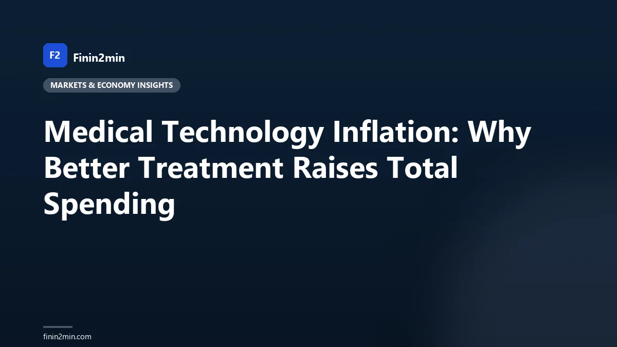 Medical Technology Inflation: Why Better Treatment Raises Total Spending