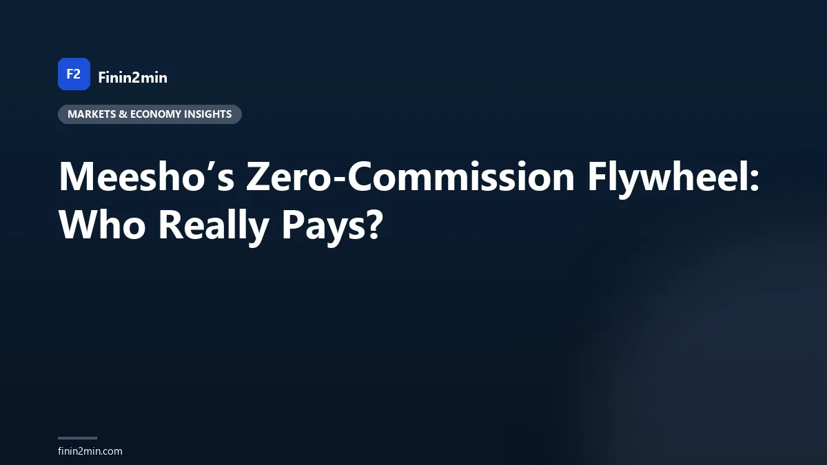 Meesho’s Zero-Commission Flywheel: Who Really Pays?