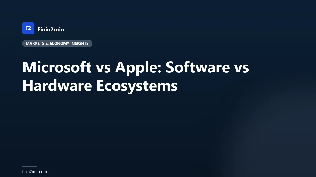 Microsoft vs Apple: Software vs Hardware Ecosystems