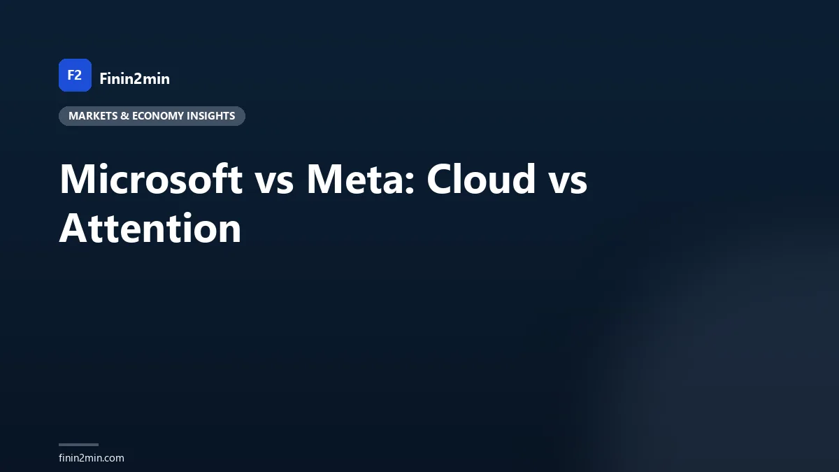 Microsoft vs Meta: Cloud vs Attention