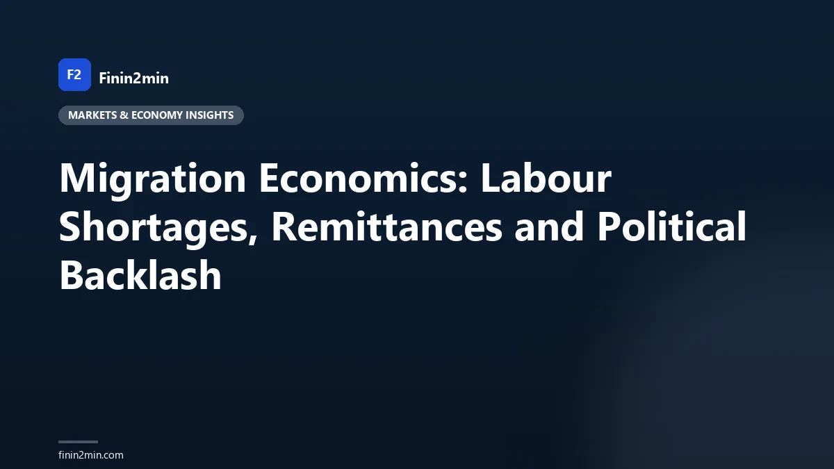 Migration Economics: Labour Shortages, Remittances and Political Backlash