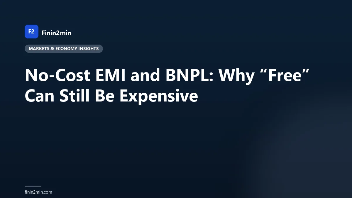 No-Cost EMI and BNPL: Why “Free” Can Still Be Expensive