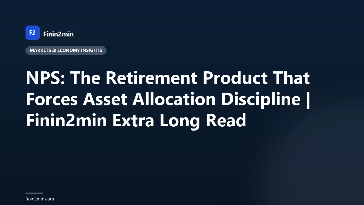 NPS: The Retirement Product That Forces Asset Allocation Discipline | Finin2min Extra Long Read