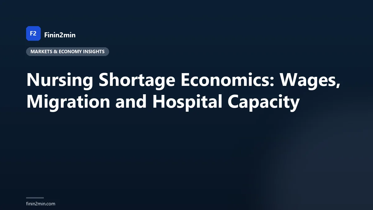 Nursing Shortage Economics: Wages, Migration and Hospital Capacity