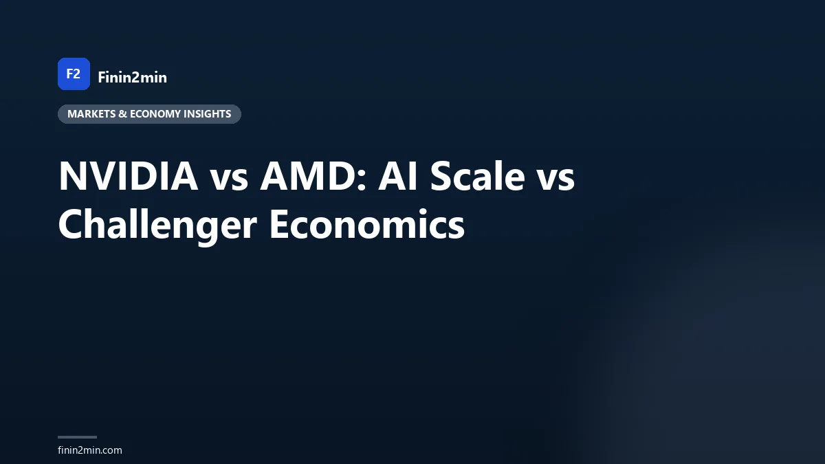 NVIDIA vs AMD: AI Scale vs Challenger Economics
