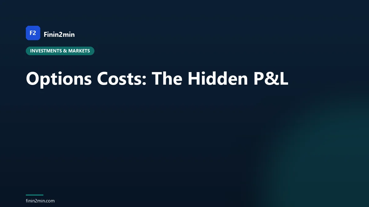 Options Costs: The Hidden P&amp;L
