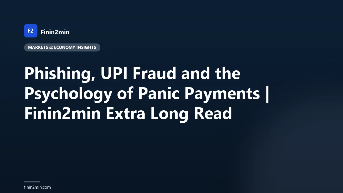 Phishing, UPI Fraud and the Psychology of Panic Payments | Finin2min Extra Long Read