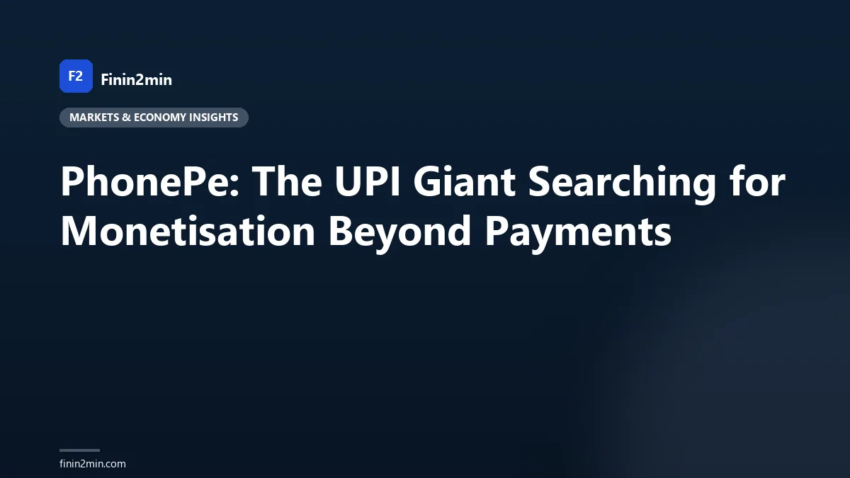 PhonePe: The UPI Giant Searching for Monetisation Beyond Payments