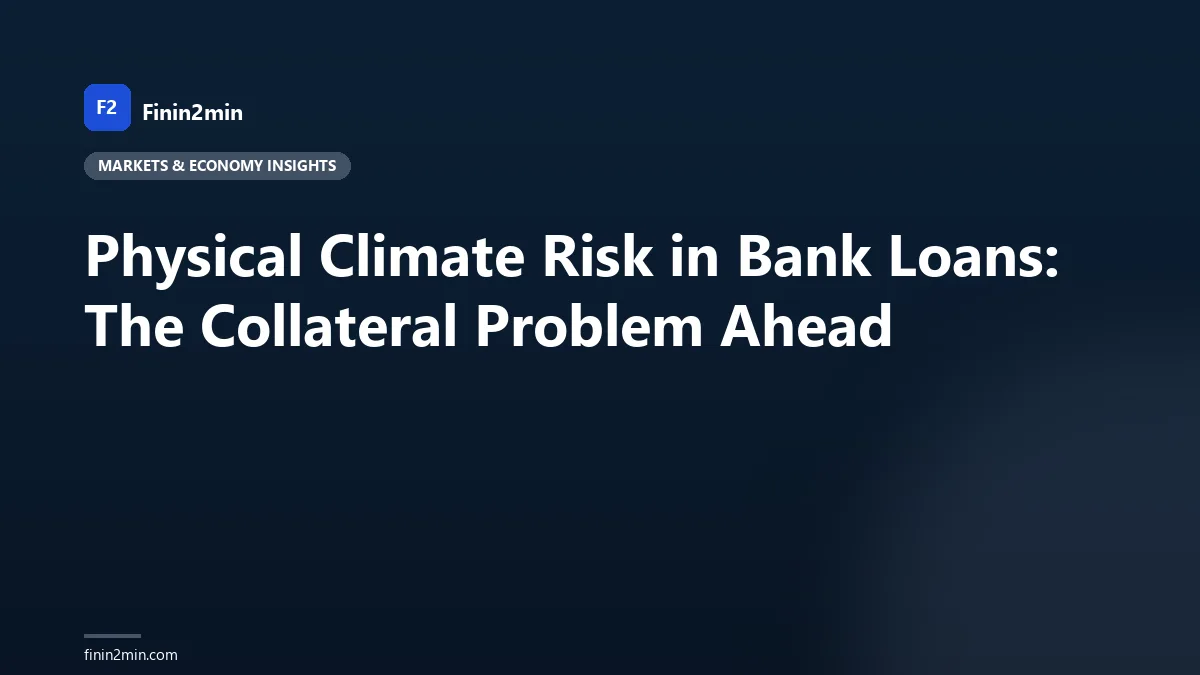 Physical Climate Risk in Bank Loans: The Collateral Problem Ahead