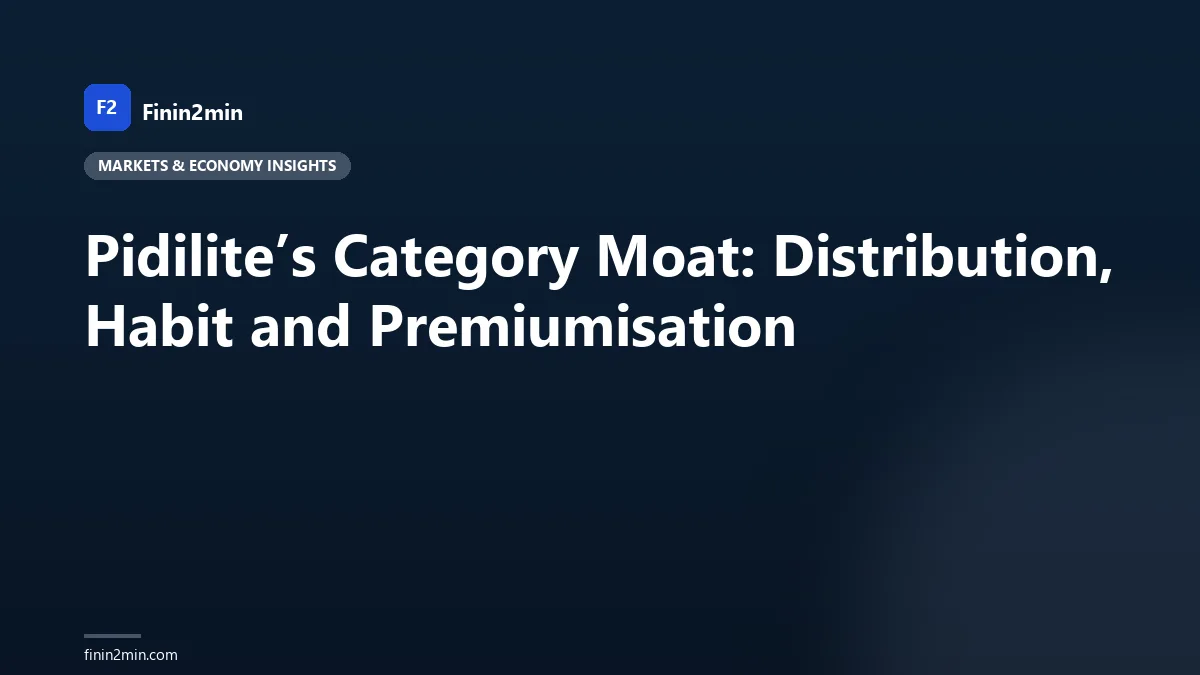 Pidilite’s Category Moat: Distribution, Habit and Premiumisation