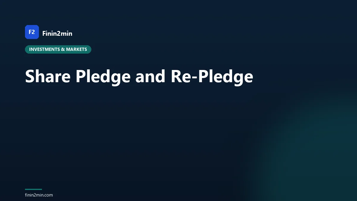 Share Pledge and Re-Pledge