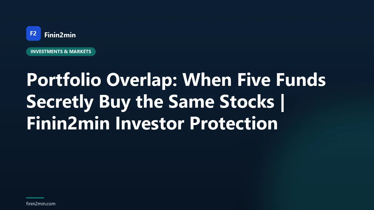 Portfolio Overlap: When Five Funds Secretly Buy the Same Stocks | Finin2min Investor Protection