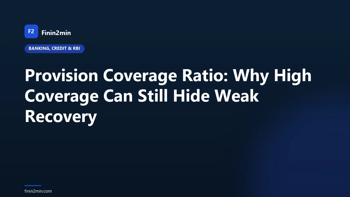 Provision Coverage Ratio: Why High Coverage Can Still Hide Weak Recovery