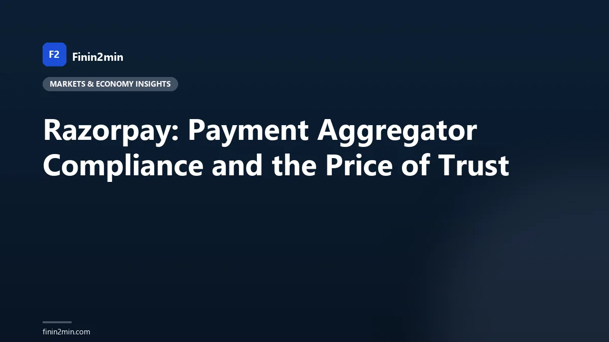 Razorpay: Payment Aggregator Compliance and the Price of Trust