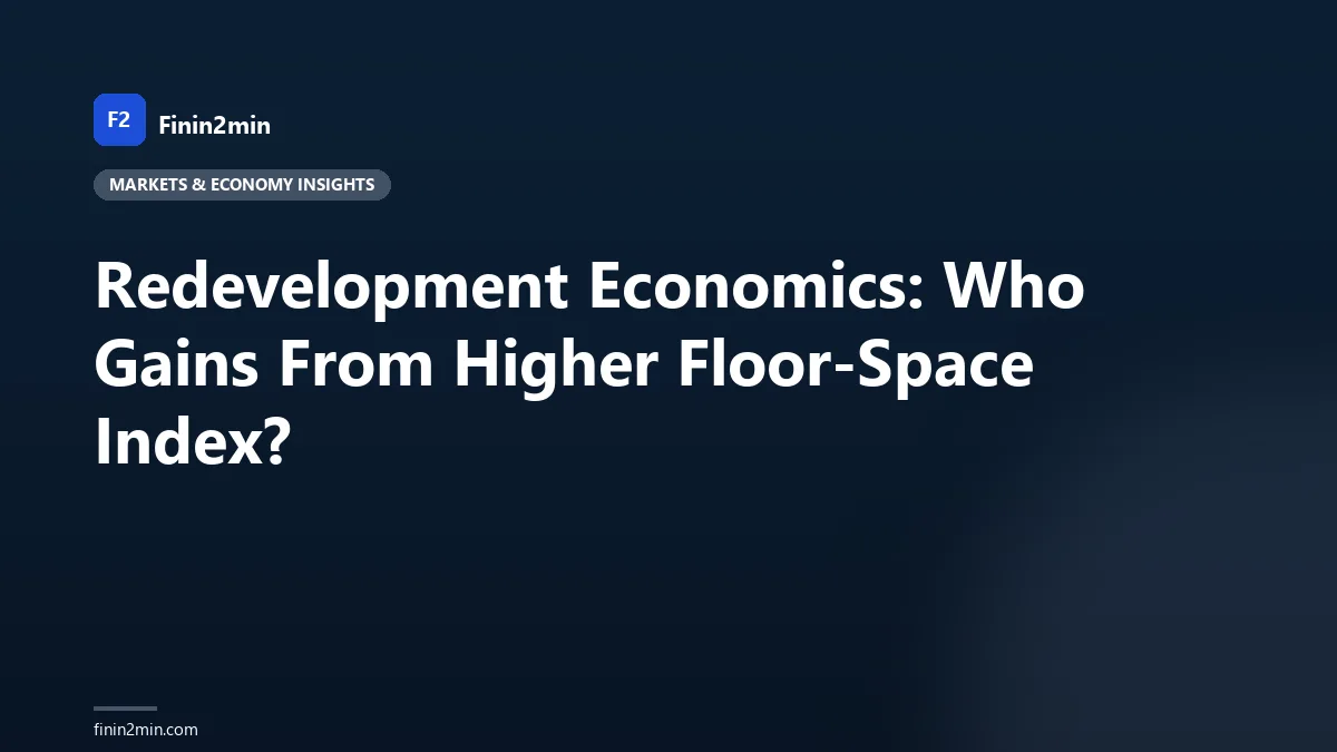Redevelopment Economics: Who Gains From Higher Floor-Space Index?